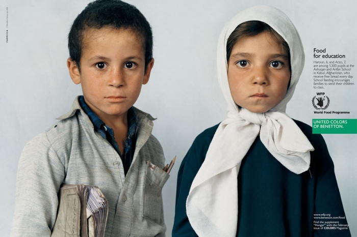 Социальная реклама United Colors of Benetton, шокирующая мир