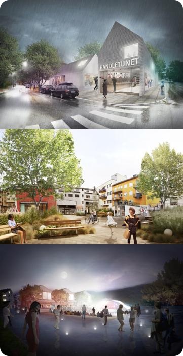 Норвежский город рад домам на рельсах