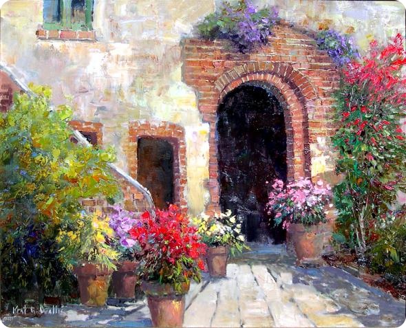 Художник-импрессионист Kent R. Wallis
