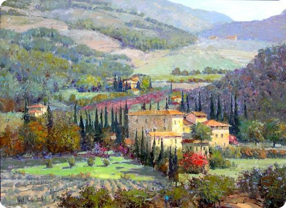 Художник-импрессионист Kent R. Wallis