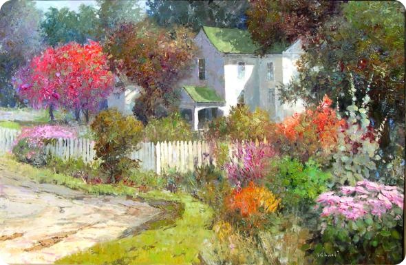 Художник-импрессионист Kent R. Wallis