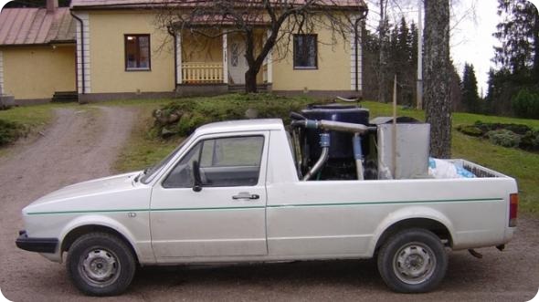 Автомобиль работающий на дровах