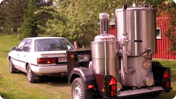 Автомобиль работающий на дровах