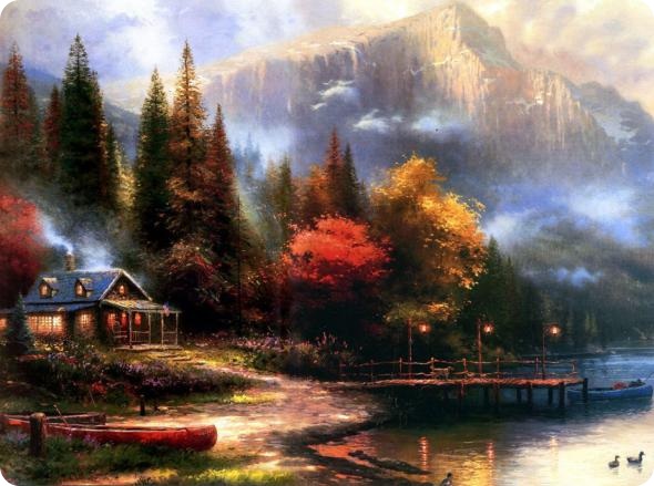 Художник Томас Кинкейд. Новые и старые работы.