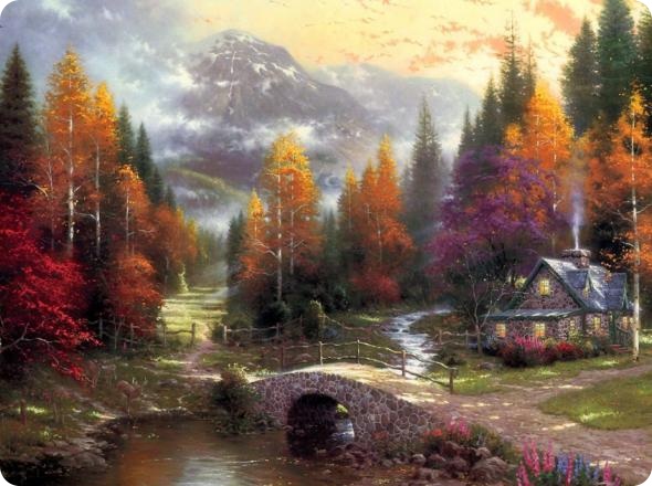 Художник Томас Кинкейд. Новые и старые работы.