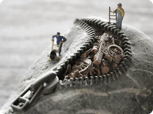 Внутренний мир каменных глыб. Невероятные скульптуры Хиротоши Ито (Hirotoshi Itoh)