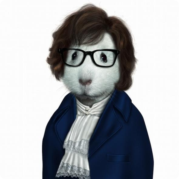 Знаменитости в необычной книге Famous Faces