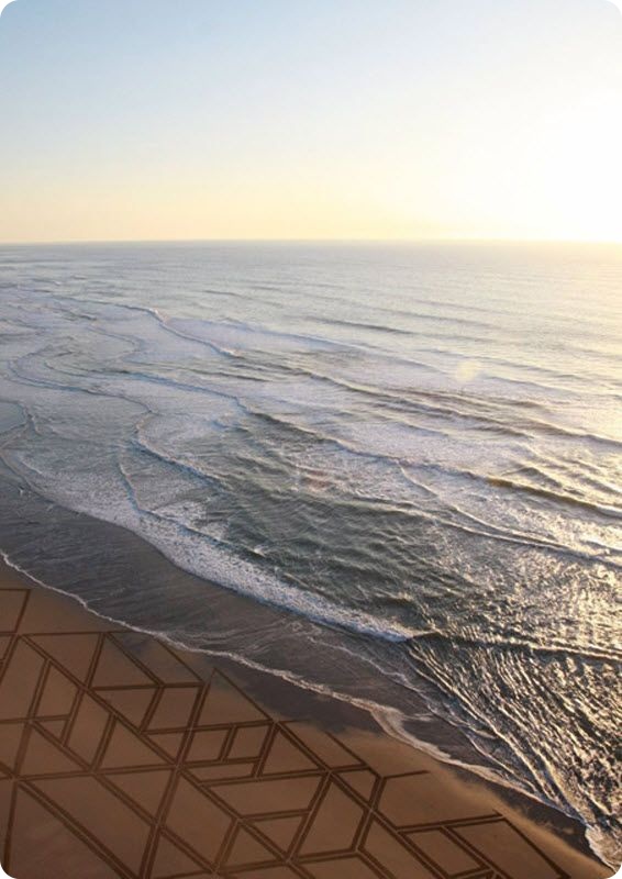 Узоры на песке (15 фото)