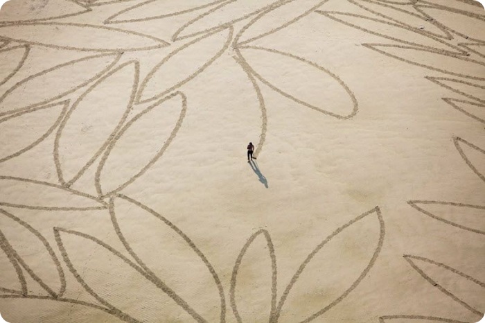 Узоры на песке (15 фото)