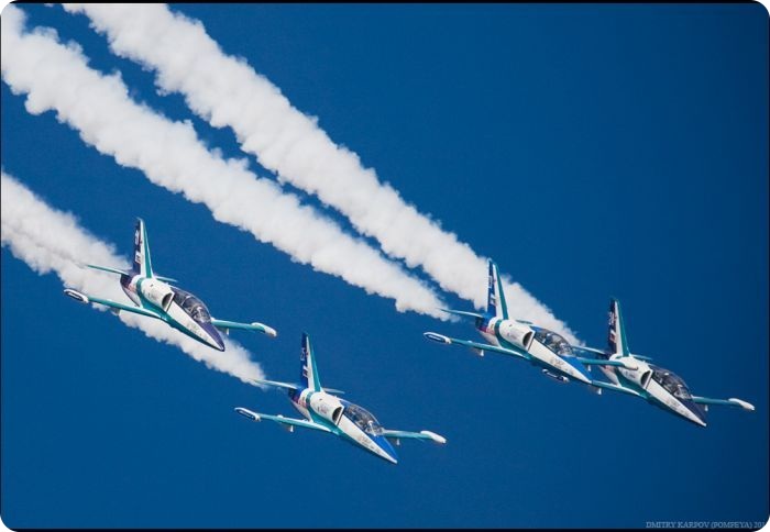 Пилотажная группа Русь в небе
