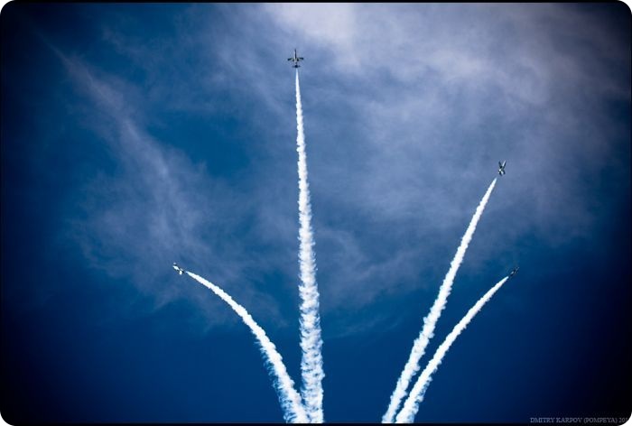 Пилотажная группа Русь в небе