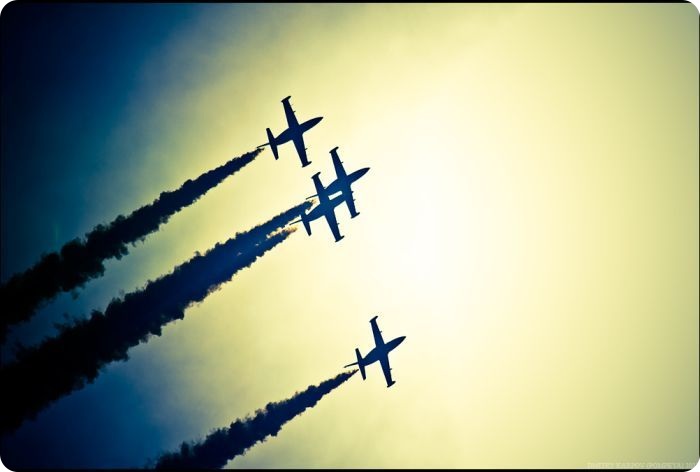 Пилотажная группа Русь в небе