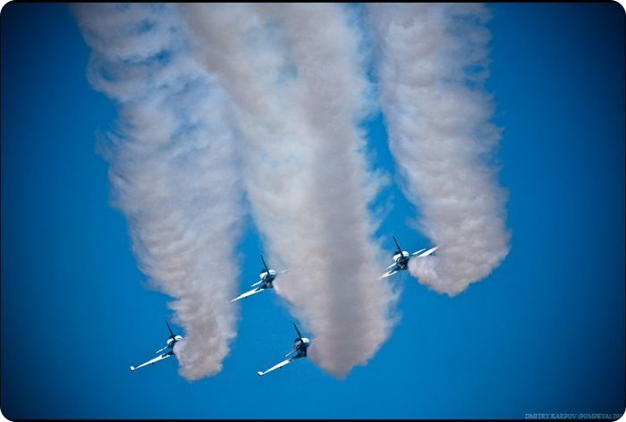 Пилотажная группа Русь в небе