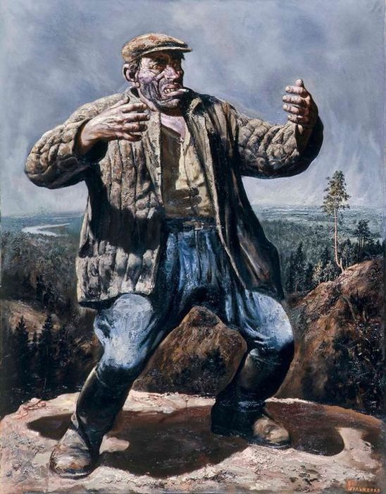 Василий Шульженко, русская сермяжная живопись (29 фото)