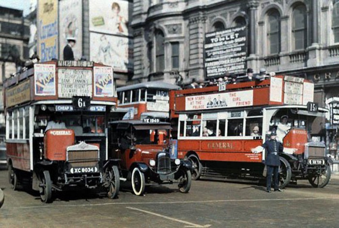 Англия на цветных фото 1928 года