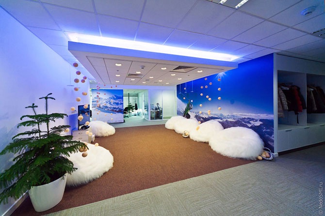 Необычный офис Philips – без определенного места работы