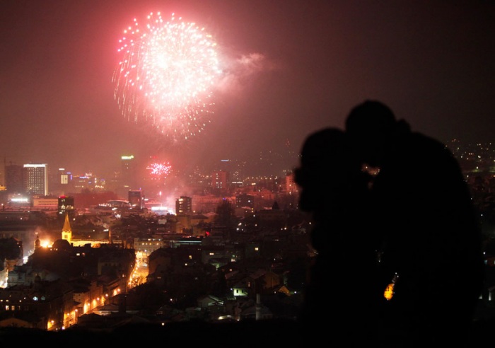 Как мир встретил 2012 год