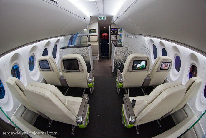 Бахрейнский авиасалон Интерьеры самолетов