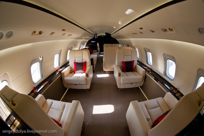 Бахрейнский авиасалон Интерьеры самолетов