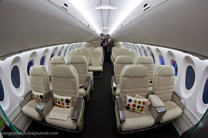 Бахрейнский авиасалон Интерьеры самолетов