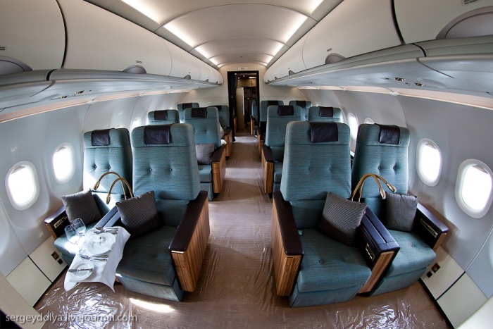 Бахрейнский авиасалон Интерьеры самолетов