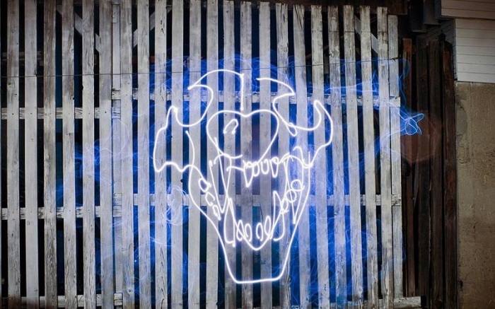 Знаки зодиака, нарисованные светом (12 фото)