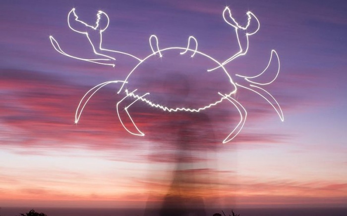 Знаки зодиака, нарисованные светом (12 фото)