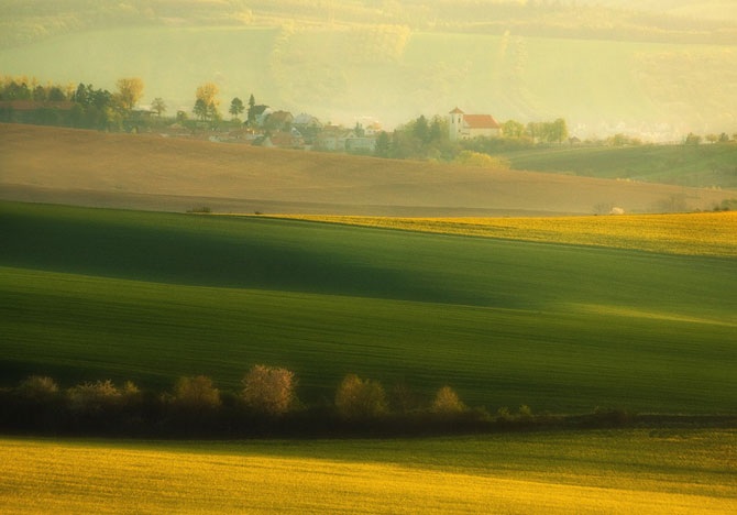 Удивительные волны на полях Моравии