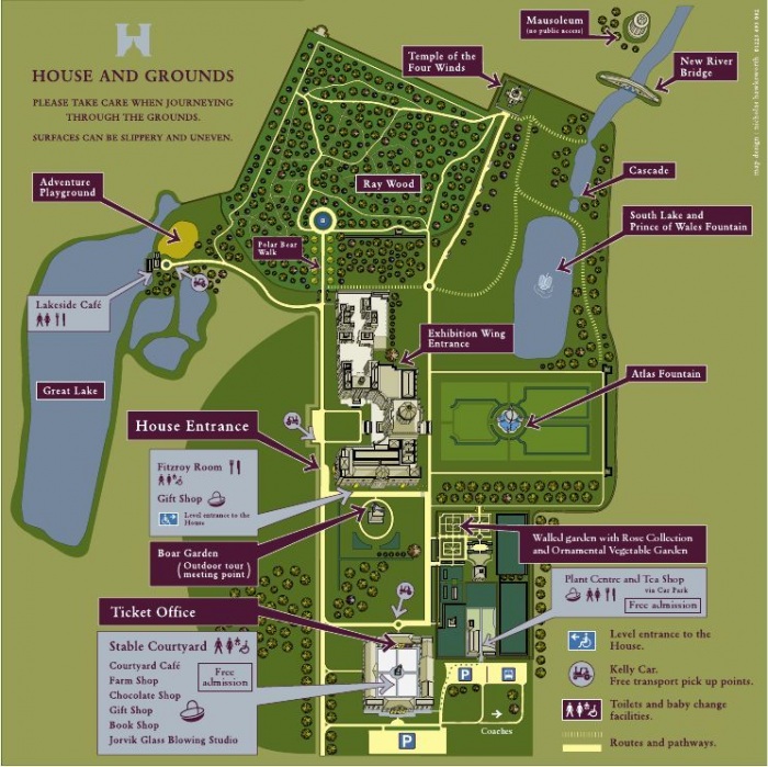 Замки Англии: Касл-Ховард (Castle HOWARD) (17 фото)