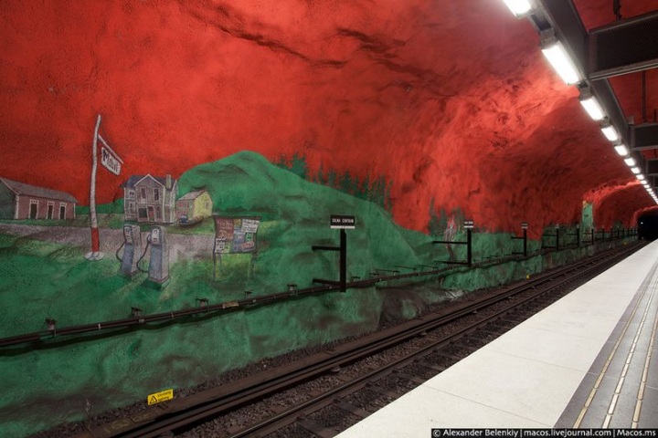 Стокгольмское метро (41 фото)