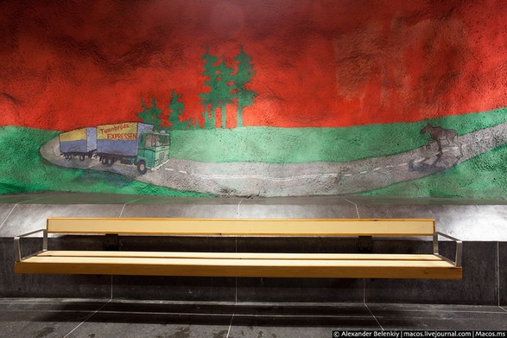 Стокгольмское метро (41 фото)