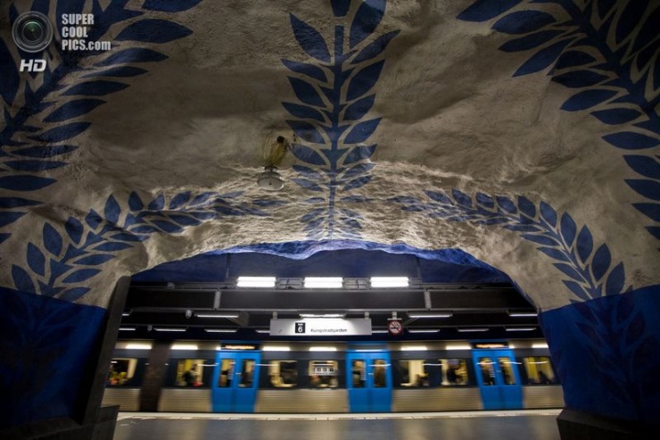 Стокгольмский метрополитен (16 фото)