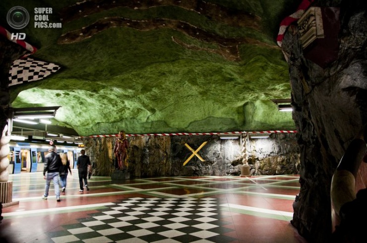 Стокгольмский метрополитен (16 фото)