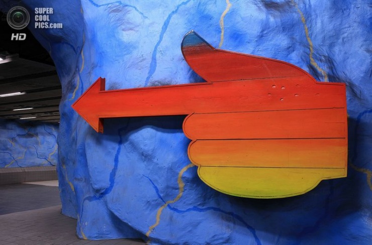 Стокгольмский метрополитен (16 фото)