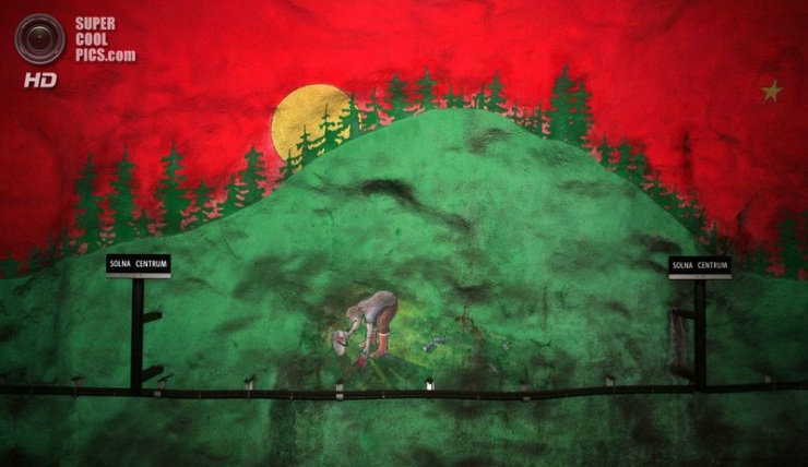 Стокгольмский метрополитен (16 фото)