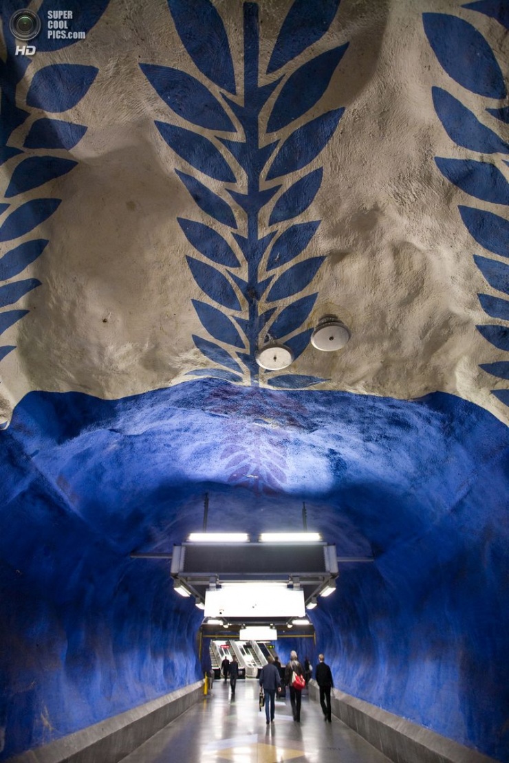 Стокгольмский метрополитен (16 фото)