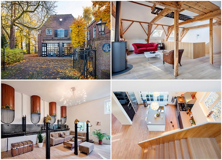 Эффектный частный дом в бывшем здании конюшни