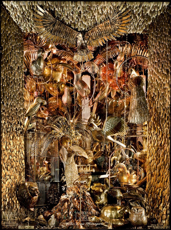 Рождественская витрина в Нью-Йорке