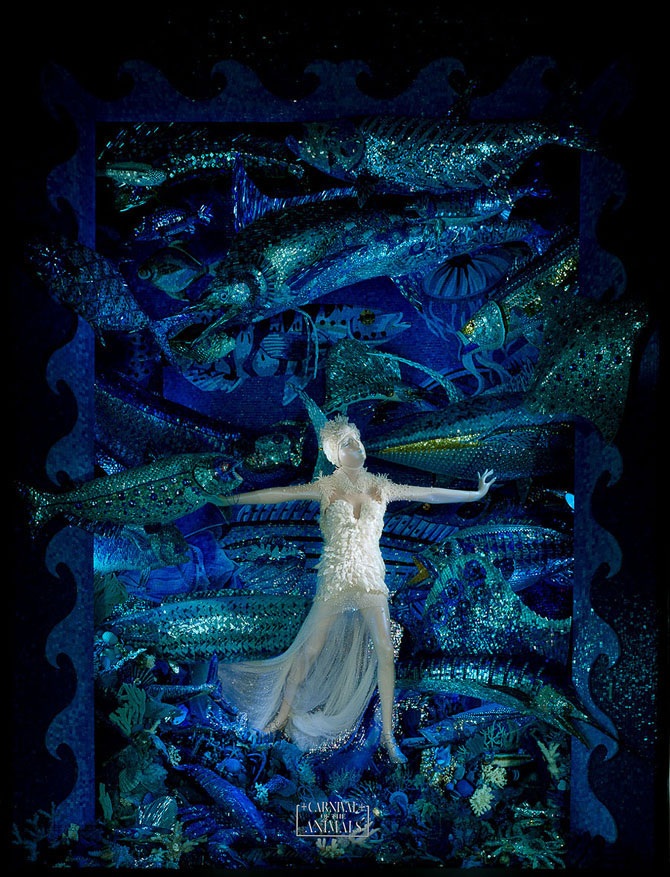 Рождественская витрина в Нью-Йорке