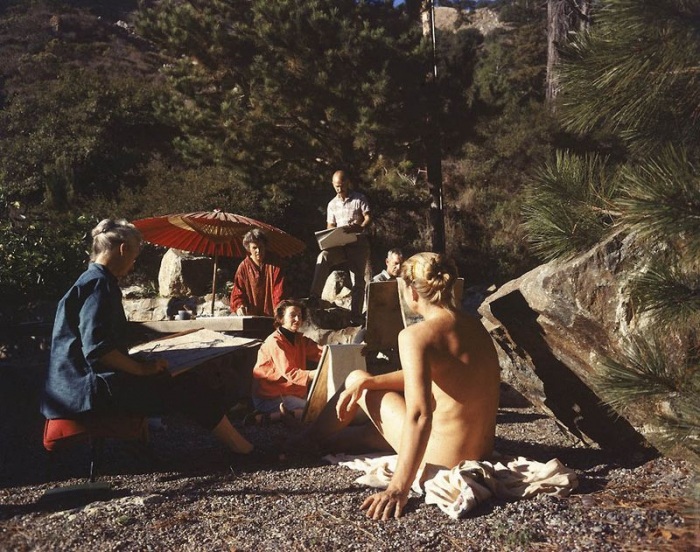 Художники и натурщицы (20 фото)