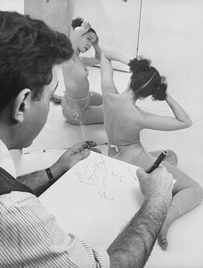 Художники и натурщицы (20 фото)