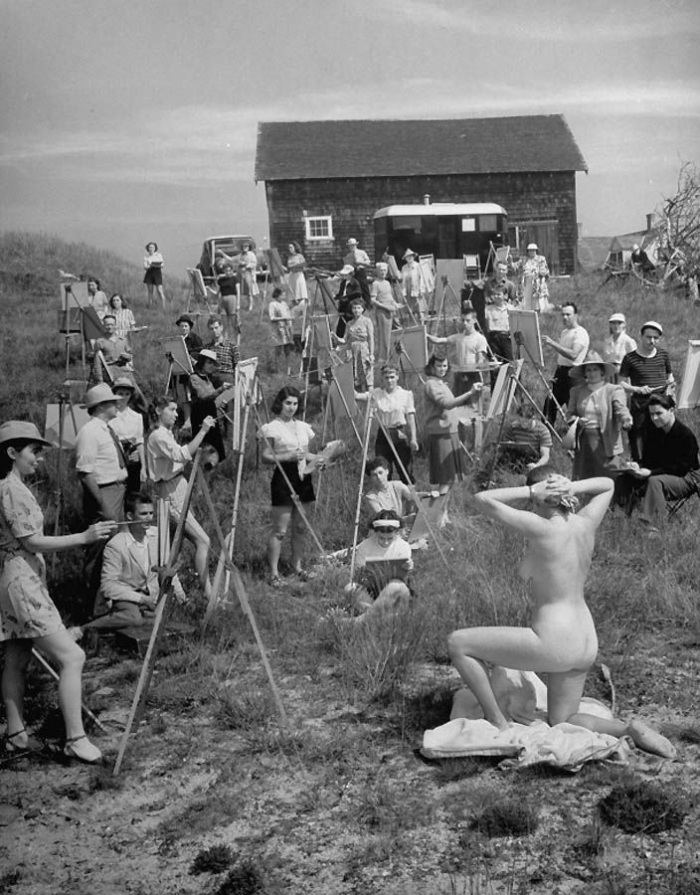 Художники и натурщицы (20 фото)