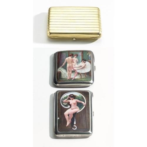 Портсигары 19-го и начала 20-го столетия с эротическими картинками (41 фото)