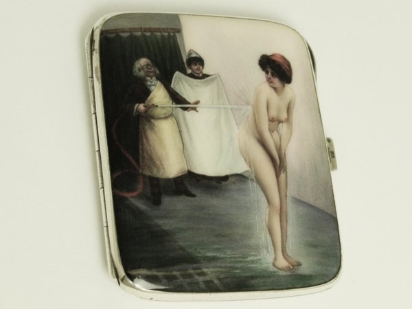 Портсигары 19-го и начала 20-го столетия с эротическими картинками (41 фото)