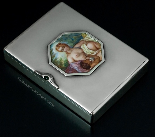 Портсигары 19-го и начала 20-го столетия с эротическими картинками (41 фото)