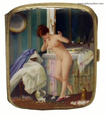 Портсигары 19-го и начала 20-го столетия с эротическими картинками (41 фото)