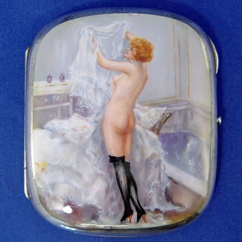 Портсигары 19-го и начала 20-го столетия с эротическими картинками (41 фото)