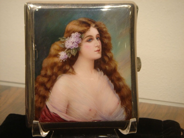 Портсигары 19-го и начала 20-го столетия с эротическими картинками (41 фото)