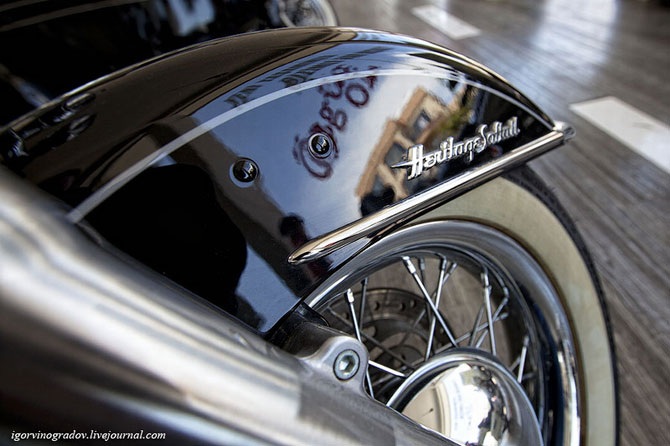Harley-Davidson крупным планом