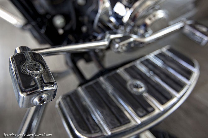Harley-Davidson крупным планом